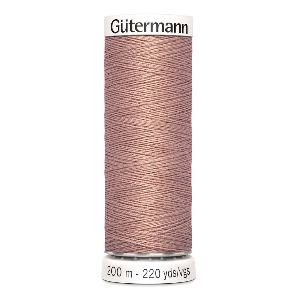 Нитки универсальные Gutermann Sew-all, 200м, 991 розово-бежевая пудра, 1 катушка