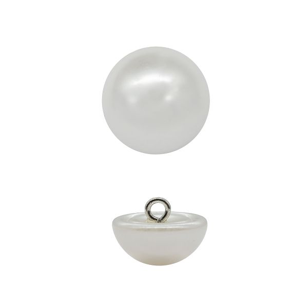 Пуговицы на ножке 18мм (White (белый)), 24 шт