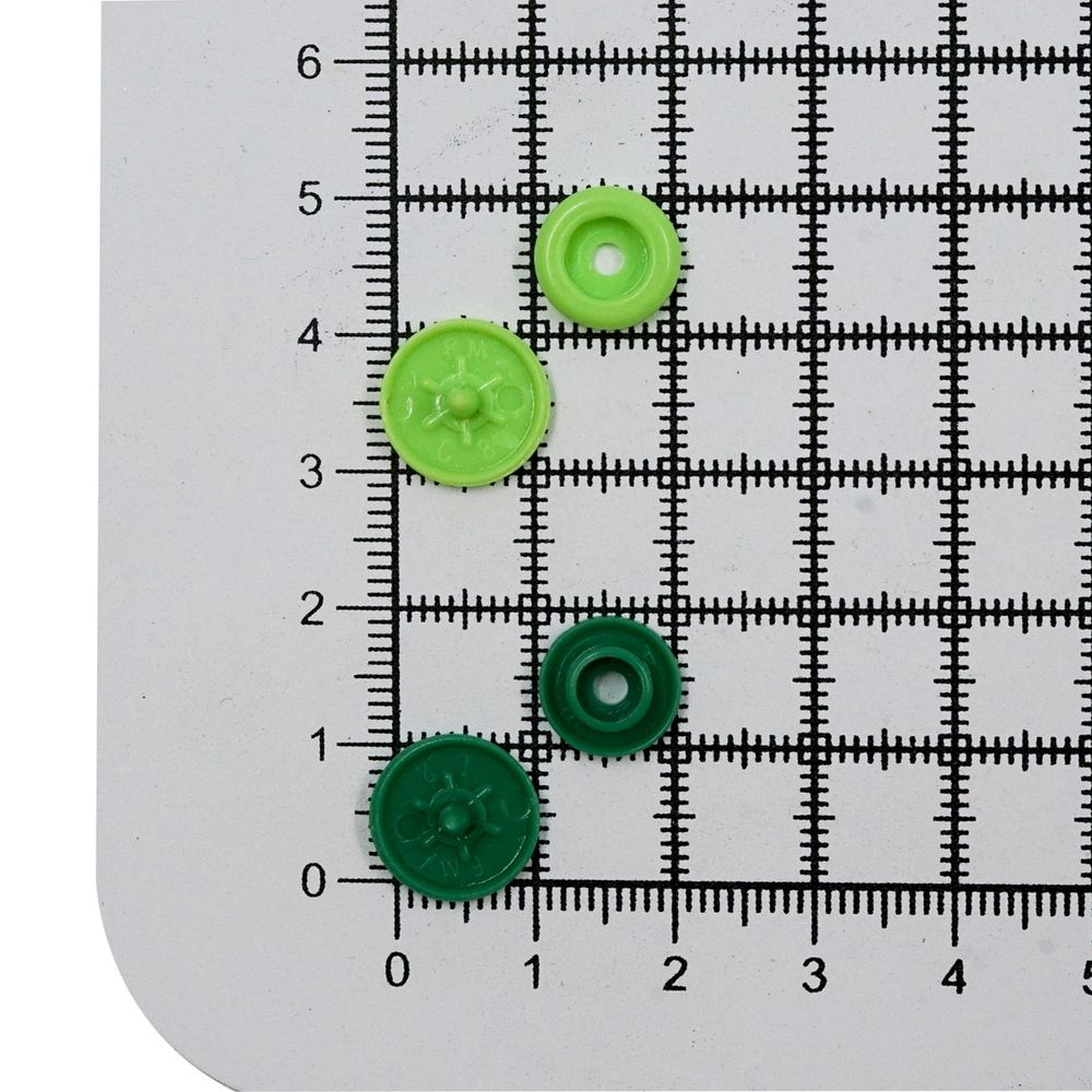 Кнопки Color Snaps, PrymLove, зеленый цв, 12мм, 30 шт, Prym