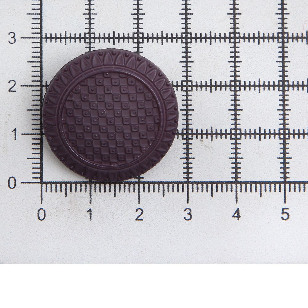 Пуговицы на ножке 28 мм (18-3812 сиреневый), 36 шт