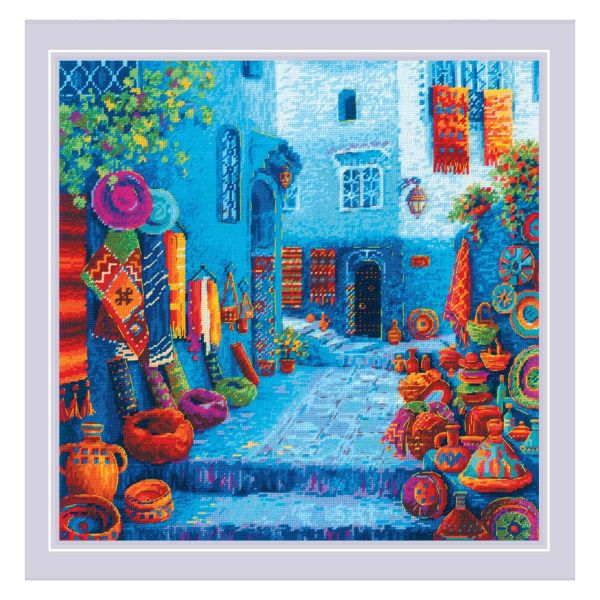 Набор для вышивания нитками Риолис 2308, Цвета Марокко 40х40см