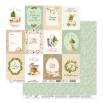 Бумага для скрапбукинга Еловый аромат 190 г/м², 30.5х30.5 см, 10 шт, 5, Mr.Painter PSR 2608