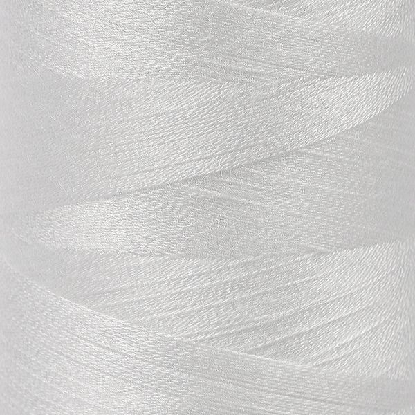 Нить водорастворимая Max 40s/2, 1000 м, 100% полиэстер, цв. белый / 1 бобина