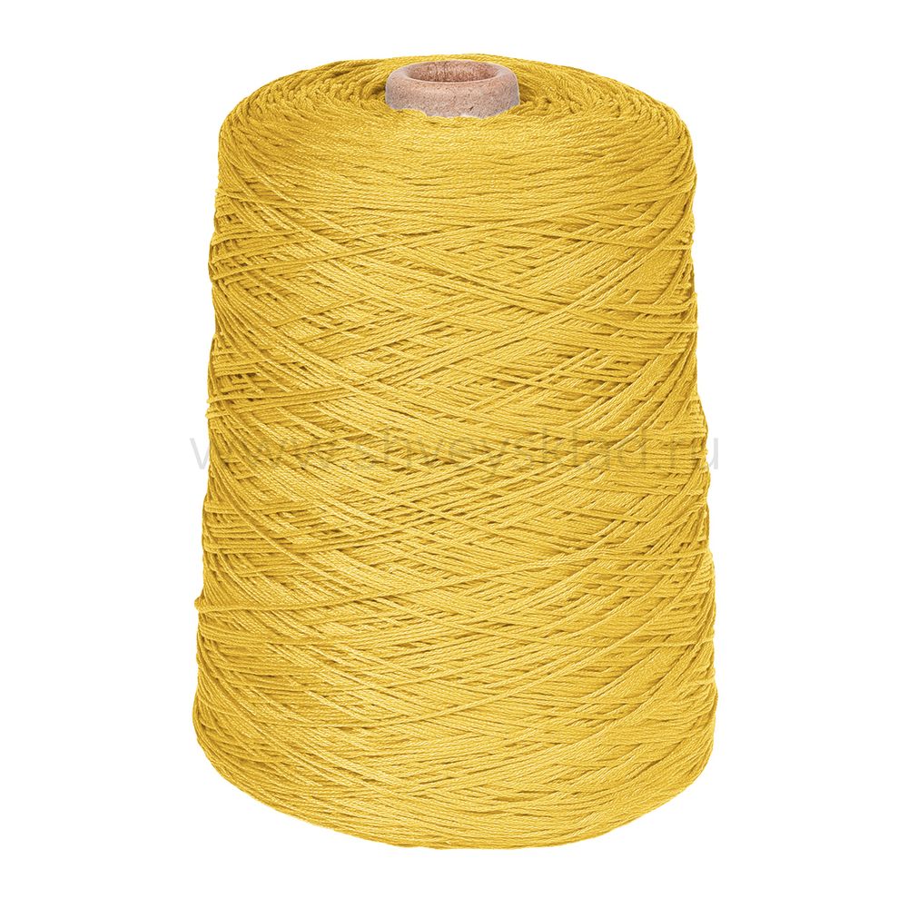 Мулине Gamma бобина 480±30 г (1800 метров), хлопок, цв. 5181 насыщенный желтый