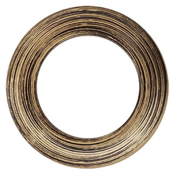 Люверсы шторные ⌀35 мм, матовые с рисунком, 10 шт, 04Ф золото, Gamma