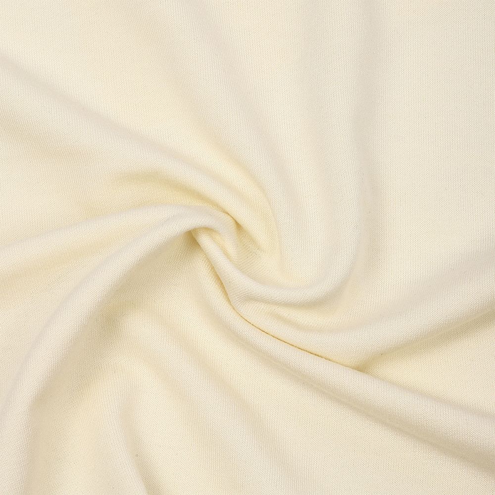 Футер 2-нитка петля поливискоза стрейч 220 г/м², 160 см / 3 метра, ФУТ2Х.TBY.ПЭ-ВИС.S801.3, цв.S801 молочный