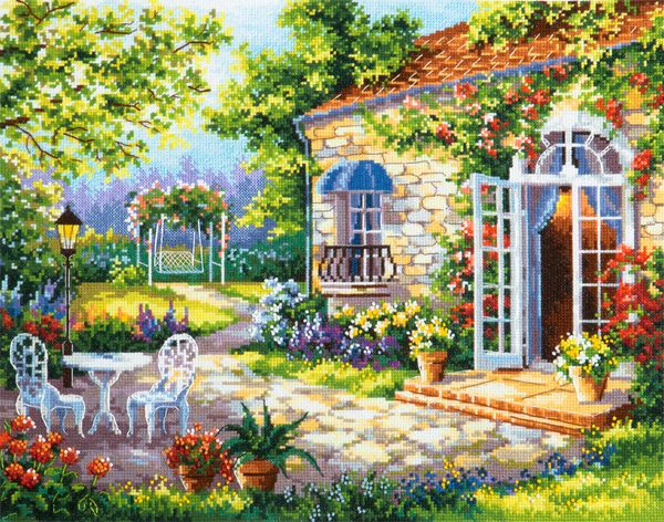 Набор для вышивания нитками Чудесная игла, Дольче вита, 40х32 см