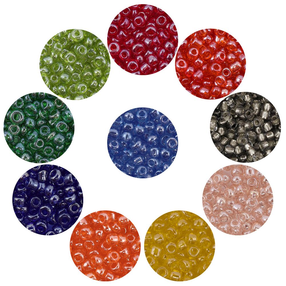 Набор бисера 11/0 ассорти №1 в тубе, 10 цветов, Astra&Craft