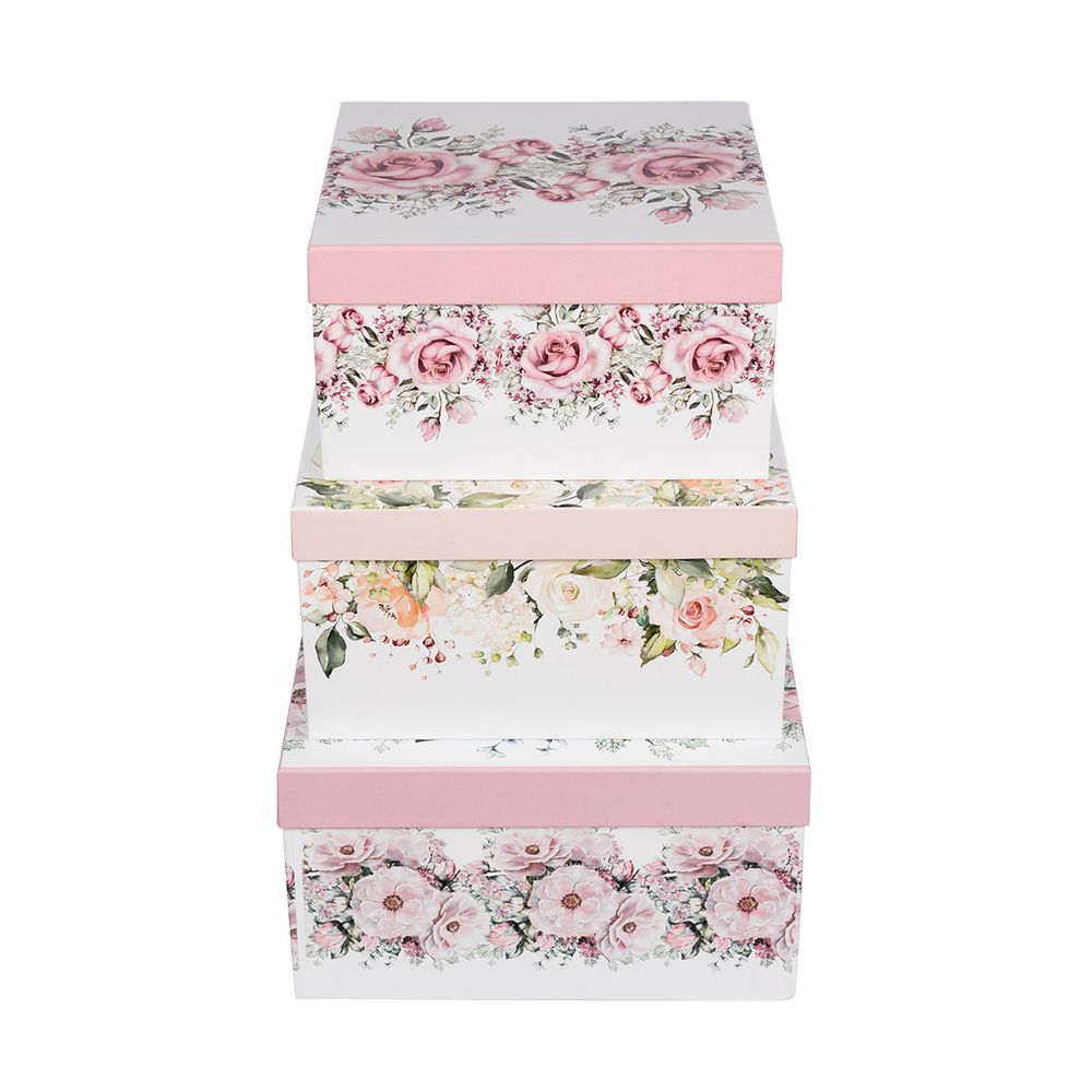 Набор подарочных коробок, 3 шт, 02 Цветы, Stilerra SBOX-S5-3