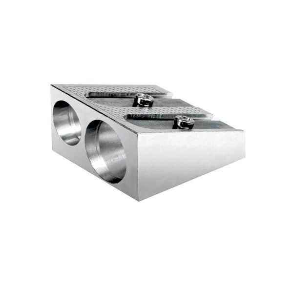 Точилка металлическая, 2 отверстия, 1 шт, Lyra L7302210