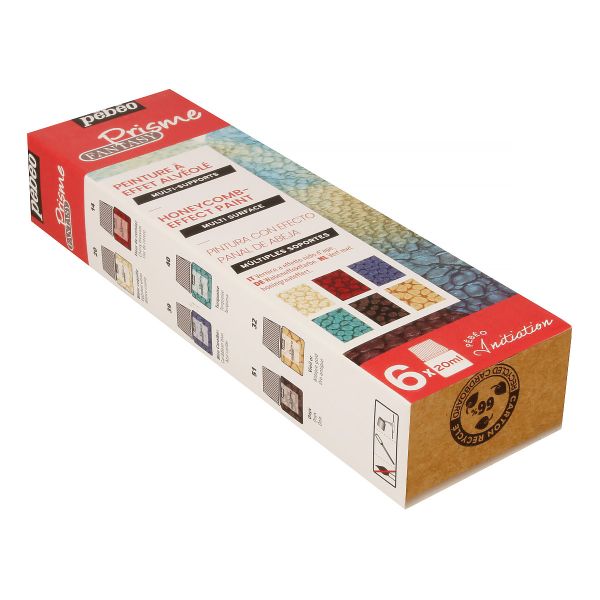 Набор красок Pebeo Fantasy Prisme Открытие с фактурным эффектом 6 цв. 20 мл