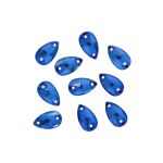 Хрустальные стразы пришивные формы капля, синий 7х12 мм 10 шт/упак., ХК011НН712