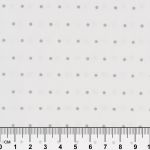 Ткань для пэчворка Peppy Бабушкин сундучок, отрез 50х55 см, 140 г/м², БС-53 горох белый, Peppy