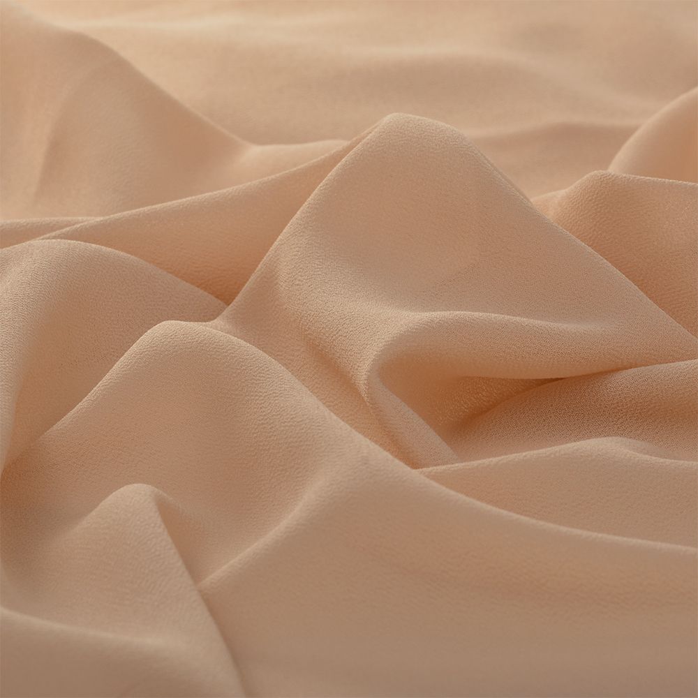 Креп-шифон 105 г/м², шир.150 см, цв.113 бежевый, 30м /TOS/