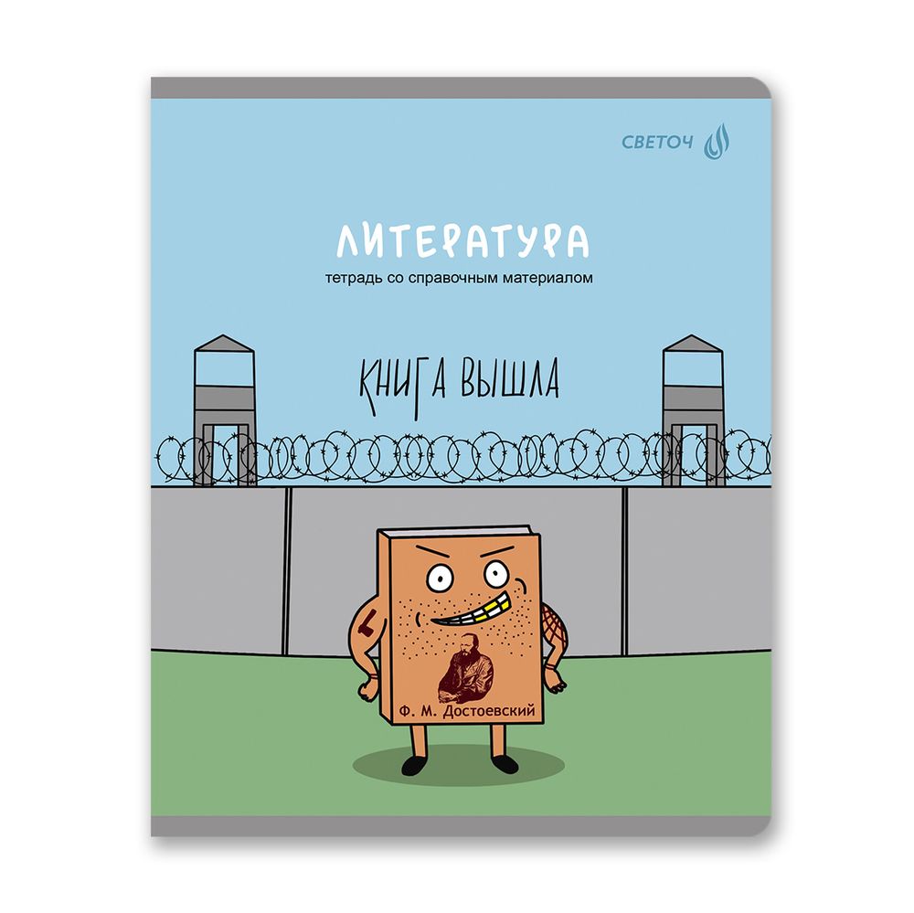 Комплект тетрадей со справочными материалами Большая перемена, выбор.лак, A5 48 л. 12 шт на скобе 65 г/м², белизна 100% 1 шт клетка/линия, 01884 12 предметов, Светоч Т295