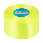 Лента атласная 1-сторонняя 50.0 мм / 33±2 метра, 057 желто-зеленый, Gamma