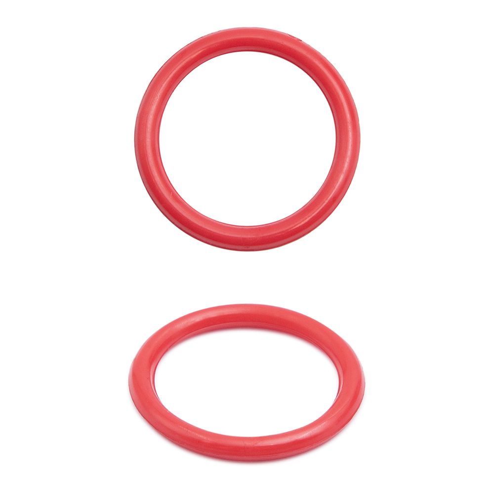 Кольца для бюстгальтера пластик ⌀15.0 мм, C820 красный, 100 шт