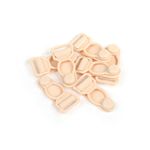 Застежки для пояса для чулок 13.0 мм, TBY-75372, цв.бежевый уп.10 шт