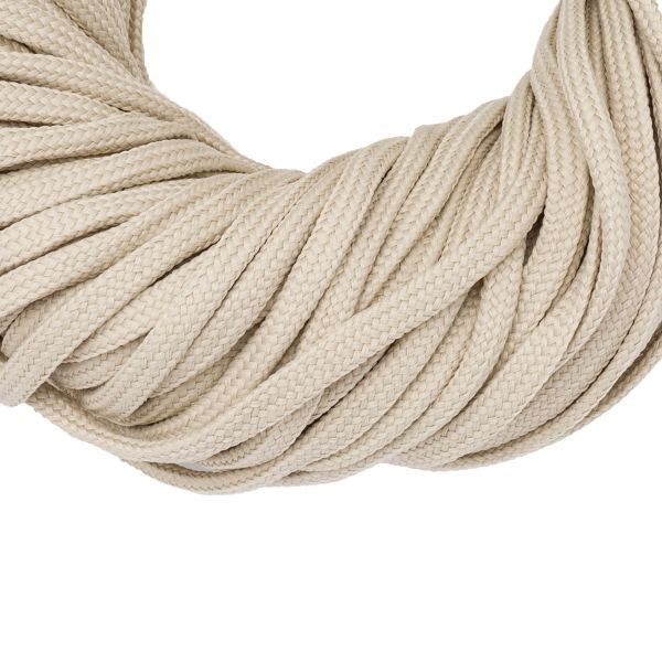 Шнур обувной плетеный ⌀6.0 мм / 100 метров, (диаметр ±1 мм), 071 льняной, С34