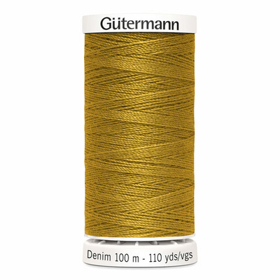 Нитки для джинсовых тканей Gutermann Denim 50, 100м, 1970, 5 катушек