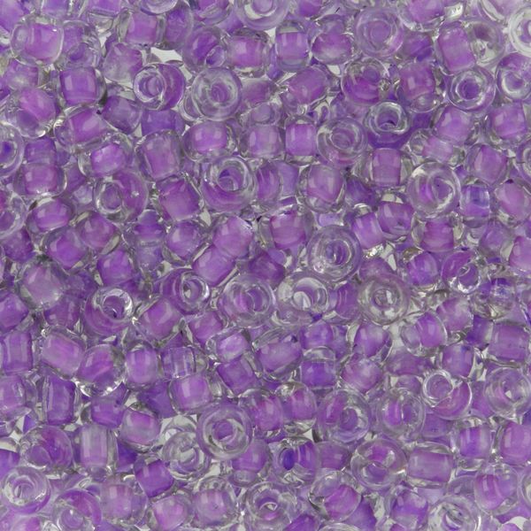 Бисер Zlatka 11/0 (2.1 мм), 100 г (10х10 г), №0135B сиреневый, GR