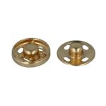 Кнопка пришивная металл ⌀17.0 мм, 10 шт, 05 золото, Gamma KLM-170