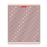 Тетрадь ученическая общая, матовая ламинация + тиснение серебряной фольгой, A5+ 48 л. на скобе 65 г/м², белизна 100%, 10 шт, клетка в термоусадочной пленке, 000743 Серебряная мечта, Светоч 48ТЕТк-007