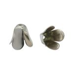 Шапочка для бусин, 12мм 30 шт/упак, Астра (Никель) 4AR201