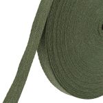 Тесьма (лента) киперная (100 х/б) 15 мм / 45.72 метра, 22 зеленый хаки, 6190-2024