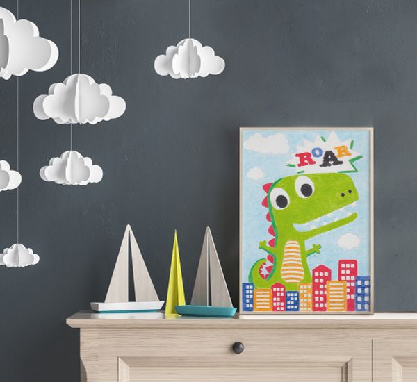 Картина по номерам Фрея, Дино-гигант 29.5х20.5 см