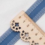 Кромка брючная клеевая тканая 25 мм / 5 метров, синий, 7210-9038