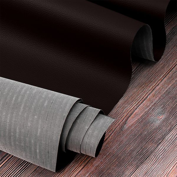 Экокожа 450 г/м², 140 см / 2 метра, KN.06 цв.коричневый