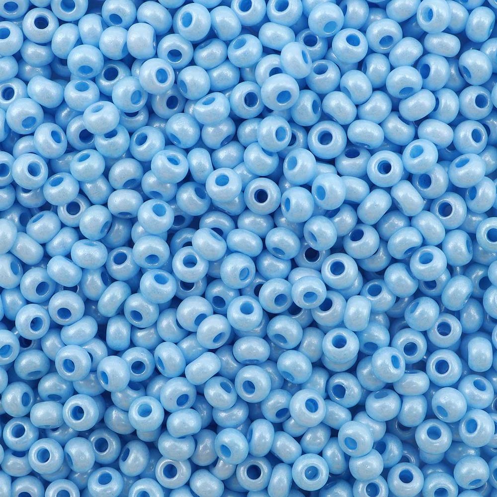 Бисер Preciosa 10/0 (2.3 мм), 500 г, жемчужный, круг.отв., (16936) 331-19001-10/0