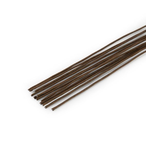 Проволока флористическая в оплетке ⌀1.2 мм, 5х12 шт, 40 см, 03 коричневый, Blumentag FIW-1.2