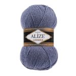 Пряжа Alize (Ализе) Lana Gold / уп.5 мот. по 100 г, 240м, 203 джинса A