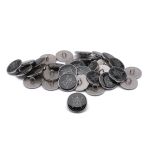 Пуговицы на ножке Герб 32L (20мм), металл (Black/S (черный/серебро)), ME-657, 36 шт