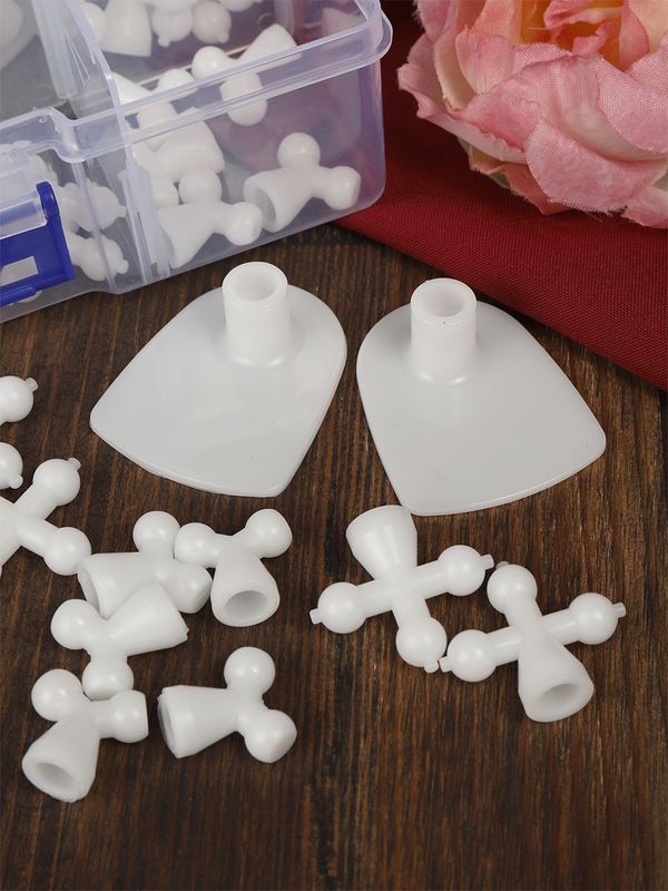 Набор элементов для создания скелета 10 шт X (тип А), 10 шт Y, 10 шт X (тип Б), 20 шт ступней