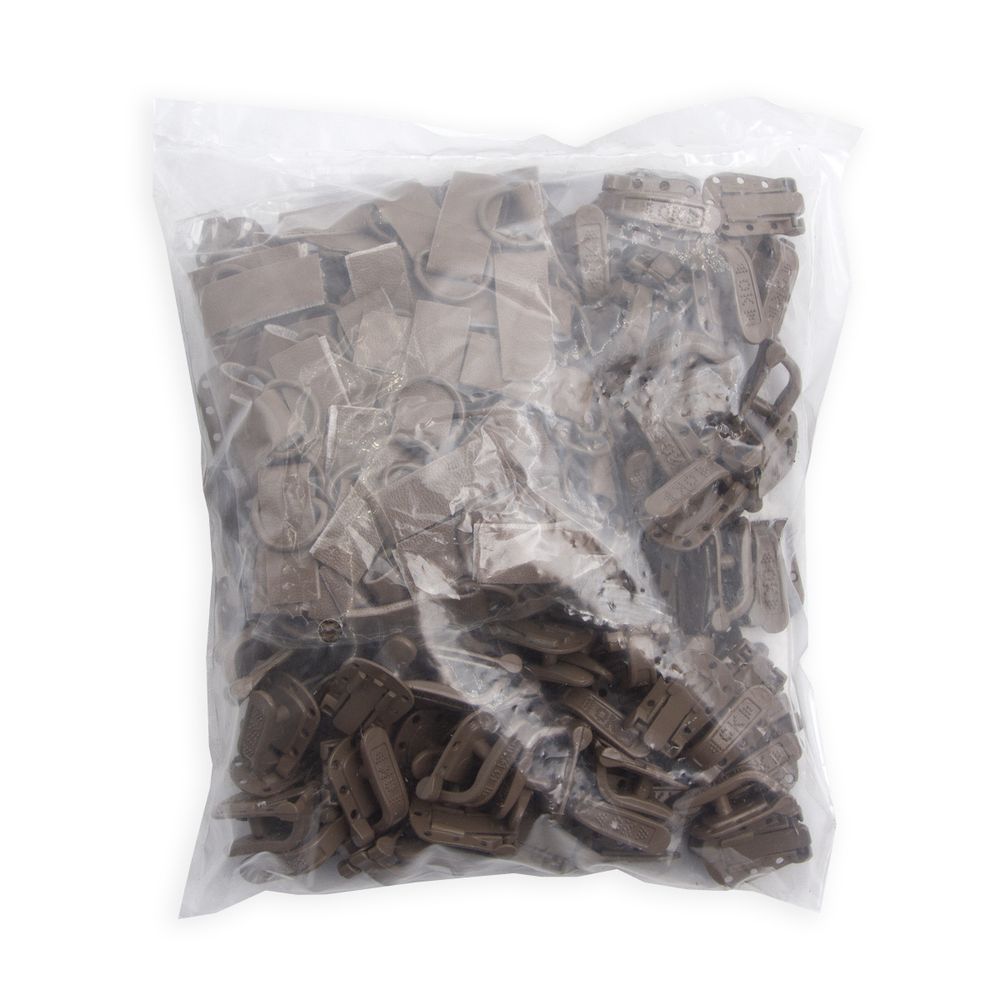 Крючок шубный PQ 45 мм, бежевый, PQ5205, 100 шт