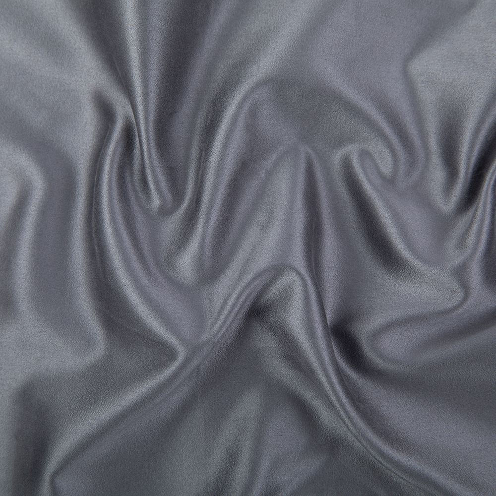 Замша искусственная отрез 35х50 см, 175±5 г/м², 17-1502 charcoal (серый), Peppy Woven Suede
