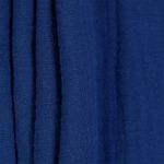 Муслин 125 г/м², 130 см / 2 метра, TBY.Mus.24723.27.2, цв.27 синий