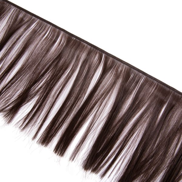 Трессы для кукол 15 см, 100 см, 25 г, 08 шоколадный, HobbyBe HAR-7