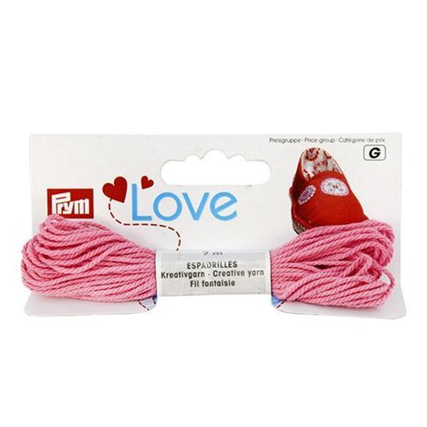 Декоративная нить для эспадрильи 7м розовый, яркий, Prym