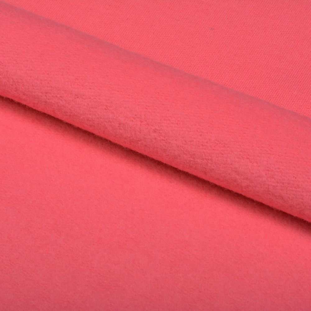Футер 2-нитка начес 190 г/м², 100-100 см / 6 метров, ФУТ2Х.НАЧ.190.17-1937.6, яр.розовый