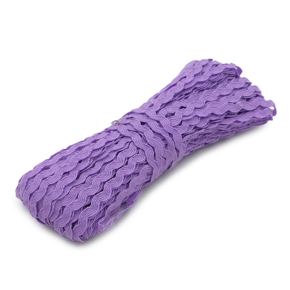 Тесьма вьюнчик 5мм / 20м (сиреневый), С3582(С3581)