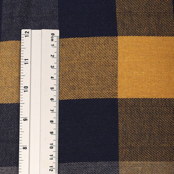 Фланель рубашечная 150 г/м², 150 см / 2 метра, TBY.Fl.T456.2, цв.456 желтый