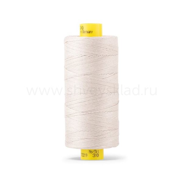 Нить отделочная Gutermann Mara 30/2, 300 м, 702404, 299 св.серо-бежевый, 1 катушка