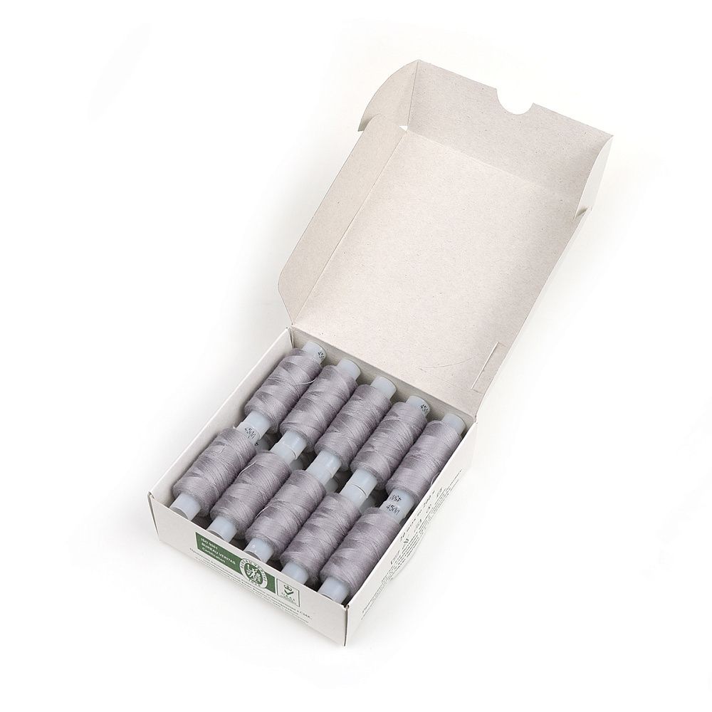 Нитки армированные ПНК им.Кирова 45ЛЛ, бытовые, 200 м / 20 кат., 6203 серо-сиреневый