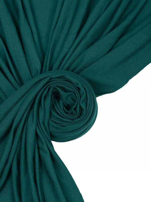 Вискоза трикотажная 210 г/м², 185 см / 1 метр, ШН-210955-10 цв.петроль (60982)