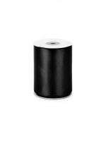 Лента атласная 1-сторонняя 100.0 мм / 22.5±1 метра, 3173 черный, Magic4Hobby