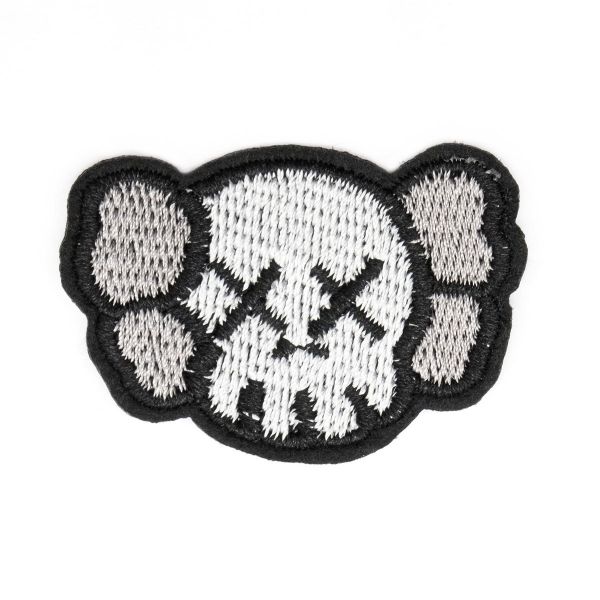 Термоаппликация Череп, серо-чёрный 4,5х3,2см, Hobby&Pro